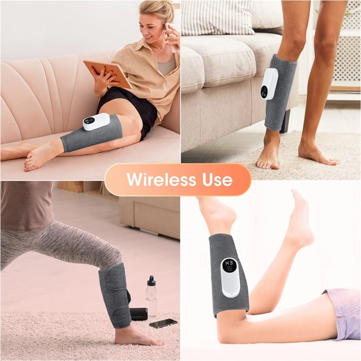 Air Wave Leg Massager With Graphene Heat Therapy high quality